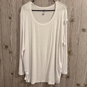 Planet Motherhood Maternity White Long sleeve Size 3X